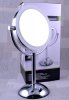 ED19T51CH-SCL Зеркало настольное 2-стороннее, 10-кр. увеличение, 19 см, с LED-подсветкой, 4 АА бат, USB-шнур