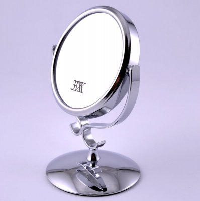 TSMT 1140 Зеркало настольное металлическое 2-х стороннее 3-х кратное увеличение