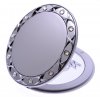 T 535 m S3/C Silver Зеркало компактное 3-кратное увеличение с кристаллами