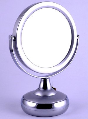 B4 162 S3/C Silver Зеркало настольное 2-стороннее 3-кратное увеличение