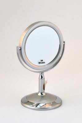 B4 902 S3/C Silver Зеркало настольное 2-стороннее 3-кратное увеличение 12,5 см