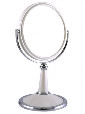 B6 209 PER/C Wpearl Зеркало настольное 2-стороннее 5-кратное увеличение 15 см.