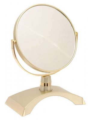 B6 300 G5/C Gold Silver Зеркало настольное 2-стороннее 5-кратное увеличение 15 см.