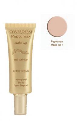 Крем для лица тональный №1 Coverderm Peptumax Make-up Anti-Wrinkle