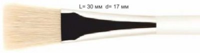 №16-1  Кисть ровная из щетины (30 мм)