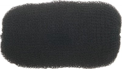 HO-5114 Black Валик для прически черный, сетка, 12 см