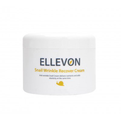 ELLEVON Snail Cream Анти-возрастной крем с экстрактом улитки