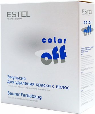 Эмульсия для удаления краски с волос COLOR off, ESTEL C/F