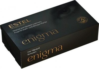 Краска для бровей и ресниц EN/1 Enigma тон черный