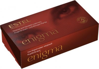 Краска для бровей и ресниц EN/6 Enigma тон коричнево-медный