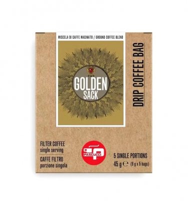 Кофе молотый PASCUCCI GOLDEN SACK DRIP (дрип-кофе) в пакетиках