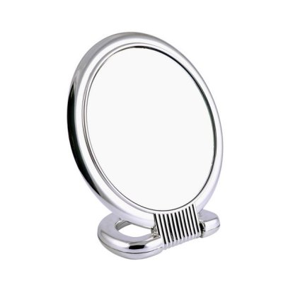9020 Vsilver Зеркало настольное круглое 2-стороннее 23,3х15,8 см