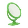 9238 GREEN Зеркало настольное круглое 2-стороннее 16.6x19.5 см