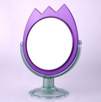 KF 668 Зеркало настольное 2-стороннее в форме тюльпана