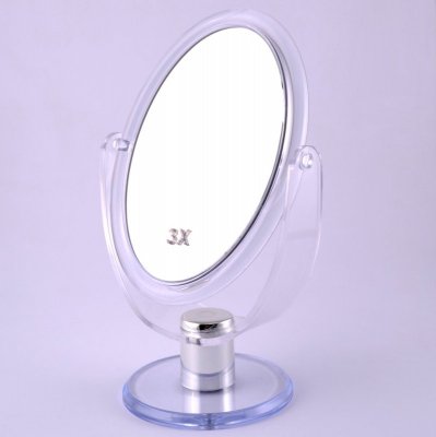 KF 756 Зеркало настольное 2-х стороннее 3-х кратное увеличение