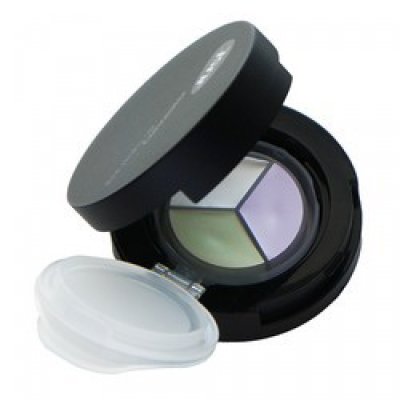 т.555 JUST Concealer Консилер 3-х цветный с зеркалом (белый, зеленый, фиолетовый)