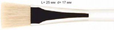 №16 Кисть ровная из щетины (25 мм)