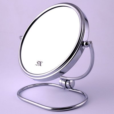 TSAM 1130-6 Зеркало настольное металлическое 2-х стороннее 5-ти кратное увеличение