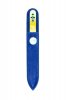 SW-06-C Пилочка для ногтей стеклянная, цветная, 2-х сторонняя, 6 страз, 140 мм., в бархатном чехле, ручная работа